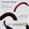 sprookber 6.7 Inch Large Stroller Hooks for Diaper Bags & Purses, Heavy Duty Mommy Hooks for Shopping, Grocery, Backpack  Baby Stroller Accessories, Set of 2 (Red) view 3