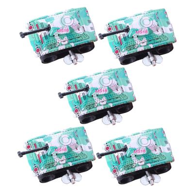 FELTECHELECTR 5Pcs Retro Tank Funny Wind Up Tank for Cartoon Clockwork Early Education Boys for Indoor and