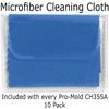 10-Count Pro-Mold 35pt EZ-Snap Trading Card Holders Holds Sleeved Card UV Protection CH35SA with Cleaning Cloth view 4