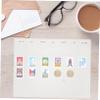 OHPHCALL 10 Sheets Stamp Collecting Pages Standard Stamp Holder Album Inserts Plastic Coin Storage Sleeves view 3