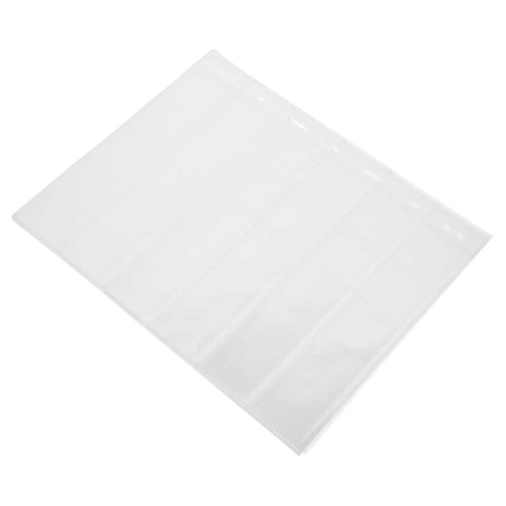 FUNOMOCYA Stamp Collecting Album Pages 10 Sheets Coin Holder Inserts Double-Sided Stamp Storage for Coin Collection No Outer Shell for Collectors