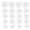 FELTECHELECTR 20Pcs Piggy Bank Bottom Plugs Reusable Stoppers for Coin Banks Multiple for Versatile Use for Lidless Savings Boxes and Protecting Edges view 1