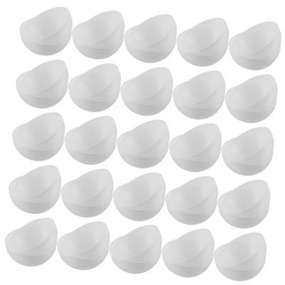 MOLUCKFU 40PCS Openable Lottery Balls for Party Games 4CM Sphere Game Balls White Raffle for Entertainment Activities for Festivals and Prize Draws
