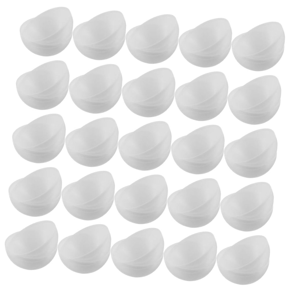 MOLUCKFU 40PCS Openable Lottery Balls for Party Games 4CM Sphere Game Balls White Raffle for Entertainment Activities for Festivals and Prize Draws