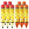 10pcs Large Inflatable Crayons & Pencil Balloons, Back to School Balloons 5 Jumbo Inflatable Pencil & 5 Crayons Decorations for Home Classroom Party view 1