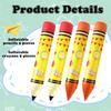 10pcs Large Inflatable Crayons & Pencil Balloons, Back to School Balloons 5 Jumbo Inflatable Pencil & 5 Crayons Decorations for Home Classroom Party view 4
