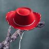 3x Wide Brim Hat Cowgirl Unisex Adult Sun Hat Hats for Outdoor Party Role Play Fancy Dress Clothing, Red view 4