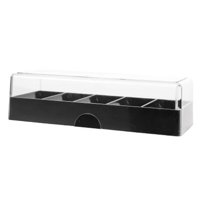 BRIGHTFUFU Acrylic Poker Chip Holder Rack Multi-Function Chip Case Removable Trays Portable Design for Poker and Clubs