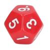 12 Sided Dice Set Polyhedral Dice 40Pcs Durable Plastic Easy Read Numbers for Board Games Family Party Club Education Entertainment (Red) view 2