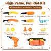 ZLemma Kids Cardboard Construction Tool Set with Electric Drill & Tool Belt -258PCS, STEM Building Kit for Creative Craft Projects, Educational DIY Engineering Toy for Boys & Girls view 3
