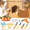 ZLemma Kids Cardboard Construction Tool Set with Electric Drill & Tool Belt -258PCS, STEM Building Kit for Creative Craft Projects, Educational DIY Engineering Toy for Boys & Girls view 4