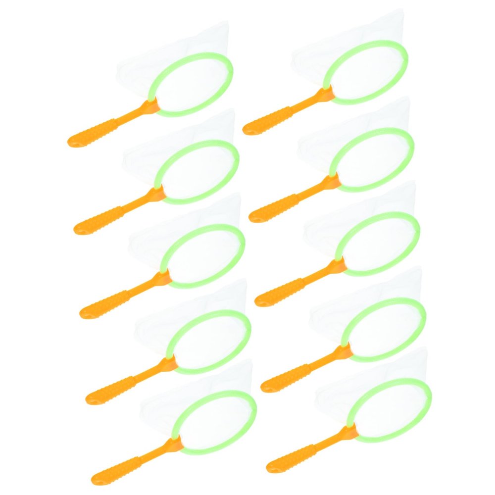 FELTECHELECTR 12Pcs Portable Insect Catching Nets Butterfly Fishing Net for Collector Kit for Boys Encourages Fun Nature Exploration