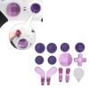 17 in 1 Purple Thumbsticks Joystick Repair Kit for Elite Series 2 Wireless Controller, Easy Installation, Stylish Appearance, DIY Style Key Sets view 4