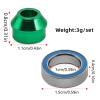 1 Set Aluminum Bearing Adapter 6160-T6 Suitable for Rustler 4X4 Slipper Shaft RC Car Accessories view 2