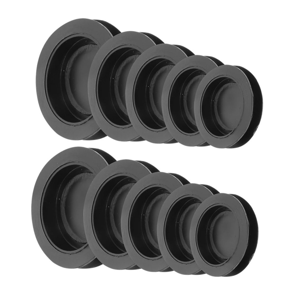 CIYODO 10pcs Rubber Piggy Bank Stoppers Round Saving Box Plugs Assorted Replacement Covers for Coin Savings