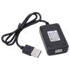 Drfeify Fast Charging RC USB Charger Connector Compact Portability for 144001 104001 Remote Control Car, Black Electronic Components view 2
