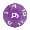 12 Sided Dice Set Polyhedral Dice 40Pcs Durable Plastic Easy Read Numbers for Board Games Family Party Club Education Entertainment (Purple) view 2