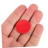 100pcs Gaming Chips Party Size Chips Math Counters Chips Bulk Playing Chips for Games Learning Math Counting Chips Entertainment Chips Board Game Tokens Red Plastic view 3