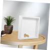 ToysCentral Basics Storage and Collection Display Frame Memory Frame Display Case with Slot Ticket Storage Desk Decor Shadow Boxes Cases Crafts Boxes Concert Ticket White PVC view 4