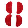 COLLBATH 2 Pairs Holy Grail Prayer Supplies Feng Shui Fish Wooden Holy Cups Rubber Fish Divination Fish Spiritual Answer Cup Fortune Telling Fish Games Plastic Dark Brown view 1