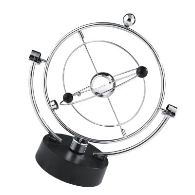 Yinhing Newtons Cradle, Perpetual Motion Desk Toy with Whimsy Silver Color Office Decor for Home, Study, or Office (A603)