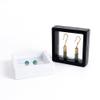 AYQEBNC 30 Pcs 3D Floating Coin Display Frame Stand Storage Boxes for Jewelry Ring Earrings Coin Medals Challenge Medal Holder B Easy to Use view 2