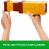 Mattel Minecraft Pixel Spyglass Toy with Pixelating Viewing Lens, Kid-Sized Accessory for Role-Play & Costumes view 3
