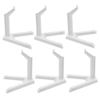 SUPVOX 6pcs Figure Model Stand Base Compatible with Gundam HG1/144 Action Figure Display Holder for Collectibles Easy Assembly for Showcasing Models