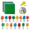 Bunu1492 Classic Baseplate Building Plates Set for Kids  8 Pack 32x32 DIY Mosaic Boards with 1000 Mini Bricks, Creative STEM Toy for Boys & Girls Ages 3+, Custom Art Gift view 2