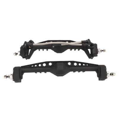 2pcs Climbing Car Front Rear Axle Steel RC Car Axle Housing for Axial 1/10 Capra 1.9 UTB Crawler