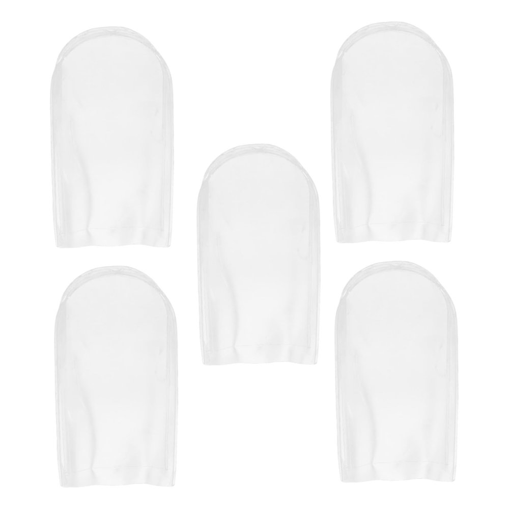 AKOOSY 5pcs Doll Rain Covers for Stuffed Animals Waterproof and Dustproof Protective Sleeves Mini PVC Rain Shield for Travel and Outdoor Use