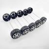 30PCS Toy Car Wheel 35mm Plastic Car Wheel with Round Shaft Axles for RC Car Truck Robot DIY Model Toy Building Parts (Style 1) view 4