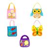 TOBBOMEY 5PCS DIY Non-Woven Handbag Craft Kit for Boys and Girls Cartoon Storage Bags Handmade Educational Toy for Boys and Girls Creative Arts Crafts Supplies Random Style view 1