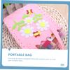TOBBOMEY 5PCS DIY Non-Woven Handbag Craft Kit for Boys and Girls Cartoon Storage Bags Handmade Educational Toy for Boys and Girls Creative Arts Crafts Supplies Random Style view 4