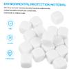 FUNNETOYU 50pcs 16mm Blank Acrylic Dice for Board Games DIY Custom Writing Smooth Surface Six-Sided Dice for Tabletop Role Play Classroom Use Math Teaching view 3