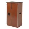 Back2School Express Chef's Station Kids Wooden Pretend Kitchen Refrigerator, Play Kitchen, Dark Walnut view 1