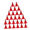 BESPORTBLE 25Pcs DIY Traffic Sign with Road Cones and Simulation Roadblocks for Sand Table Play Educational Traffic Knowledge Model for Parties and Traffic Demonstration view 1