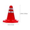 BESPORTBLE 25Pcs DIY Traffic Sign with Road Cones and Simulation Roadblocks for Sand Table Play Educational Traffic Knowledge Model for Parties and Traffic Demonstration view 2