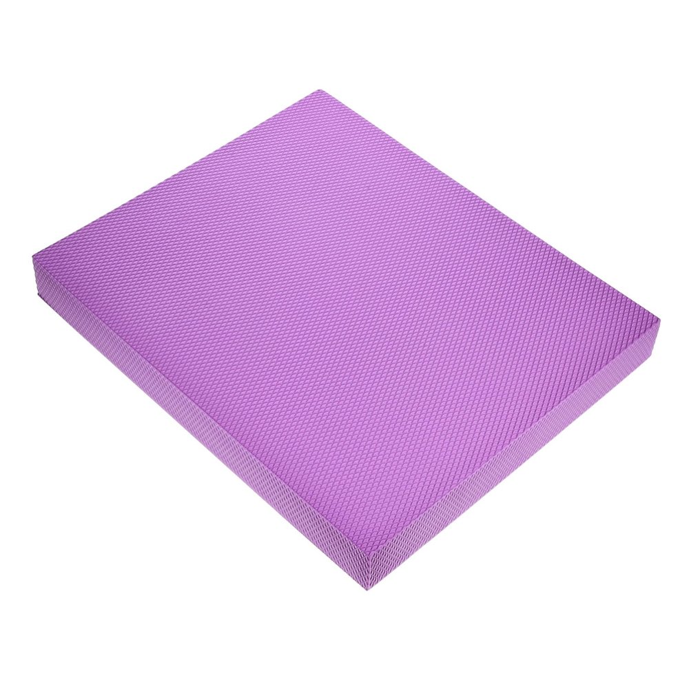 BESPORTBLE TPE Stability Mat for Yoga and Exercise Non-Slip Stability Cushion Purple for Home Workouts Rehabilitation and Balance Training