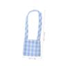 SHINEOFI 2pcs Doll Mini Canvas Bags Cute Plaid Pattern Miniature Crossbody Bags for Plush Doll Carrying Accessories Miniatures Toy Photography Props view 2
