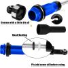 RCarmubWow Upgrades Part for 1/10 Jato 4X4(VXL),RC Driveshafts,Shock Absorber,Suspension Arms,Shock Towers,Caster Blocks,Steering Block,Stub Axle Carriers,Turnbuckles,Wing Mount w/Washer,Navy Blue view 4