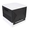 Aramox 37L Building Blocks Storage Container, Toys Storage Box with Building Baseplate, Foldable Stackable Organizer for Home, Craft Table Set Accessories (Black) view 1