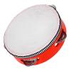 Acouto Kids Tambourine with Ergonomic Handle | Wood, Bright Sound | for Music Education & Fun (15.2cm/6in) view 2