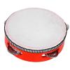 Acouto Kids Tambourine with Ergonomic Handle | Wood, Bright Sound | for Music Education & Fun (15.2cm/6in) view 3