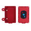 plplaaoo RC Receiver Box Aluminum Alloy Durable Sealed Metal Protector Case for 1/10 RC Crawler Cars Electronics Equipment Accessories Storage (Red) view 2