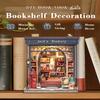 CUTEBEE Book Nook Kit - DIY Miniature House Dollhouse Kit for Adults and Teens, Booknook Tiny House Bookstore Library Bookshelf Decor 3D Wooden Puzzle, Gifts for Family, Friends (Jacks Bookery) view 3