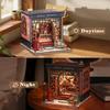 CUTEBEE Book Nook Kit - DIY Miniature House Dollhouse Kit for Adults and Teens, Booknook Tiny House Bookstore Library Bookshelf Decor 3D Wooden Puzzle, Gifts for Family, Friends (Jacks Bookery) view 4
