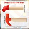 Zhanmai 2 Pcs Toy Foam Hammer, Fun Gift for Boys & Girls, Simulation Hammers to Release Anxiety, Classroom Educational Toy for Teens and Toddlers (Red) view 2