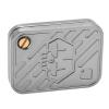 evhooe Magnetic Poker Fingertop Push Slider Zinkleging EDC Stress Relief Push Card Toys for Home Travel Silver K view 4