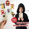 12 Pack Ninja Party Favors for Kids - Individually Wrapped Paint Your Own Wooden Magnet Craft Kits with Thank You Card, Stealthy Birthday Decorations for Boys & Girls view 4